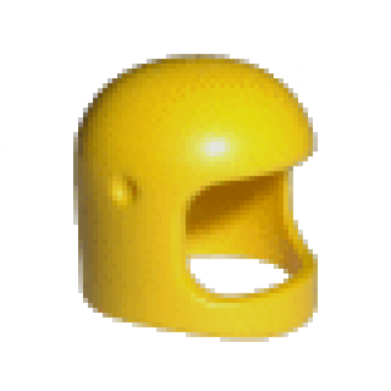 Minifigure, Headgear Helmet Space / Town with Thin Chin Strap (Undetermined Visor Dimple Presence Type)