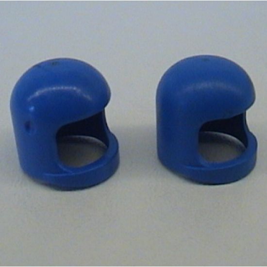 Minifigure, Headgear Helmet Space / Town with Thin Chin Strap (Undetermined Visor Dimple Presence Type)