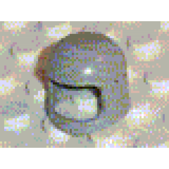 Minifigure, Headgear Helmet Space / Town with Thin Chin Strap (Undetermined Visor Dimple Presence Type)