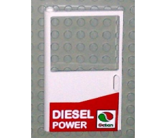 Door 1 x 6 x 8 Left with Octan Logo and 'DIESEL POWER' Pattern (Sticker) - Set 5563