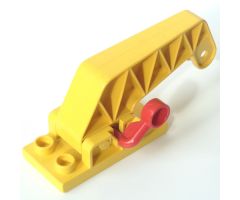 Duplo, Vehicle Crane Base 2 x 4 with Movable Arm and Red Lever