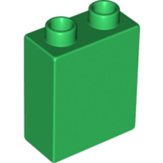 Duplo, Brick 1 x 2 x 2 with 3 Oranges Pattern