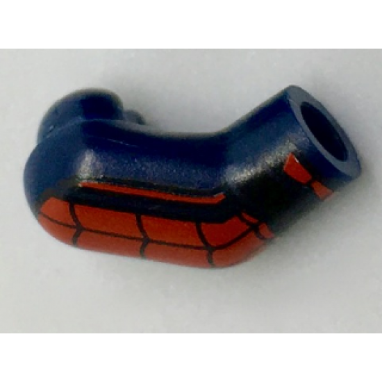 Arm, Right with Black and Red Webbing Pattern