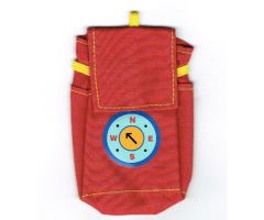 Scala, Figure Accessory Cloth Backpack with Compass Pattern