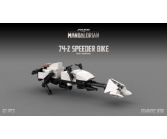 74-Z Speeder Bike White