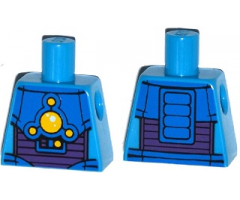 Torso Space Armor with 5 Yellow Lights Pattern
