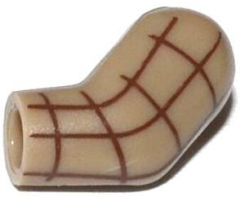 Arm, Left with Brown Plaid Shirt Pattern