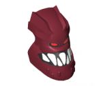 Minifigure, Head, Modified Bionicle Piraka Hakann with Eyes and Teeth Pattern