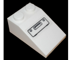 Slope 33 3 x 2 with Drawer / Hatch Pattern (Sticker) - Set 5971