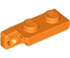 Hinge Plate 1 x 2 Locking with 1 Finger On End (Undetermined Type)