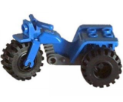 Riding Cycle Tricycle with Dark Gray Chassis & Black Wheels (Rears Solid Wheel/Tire)