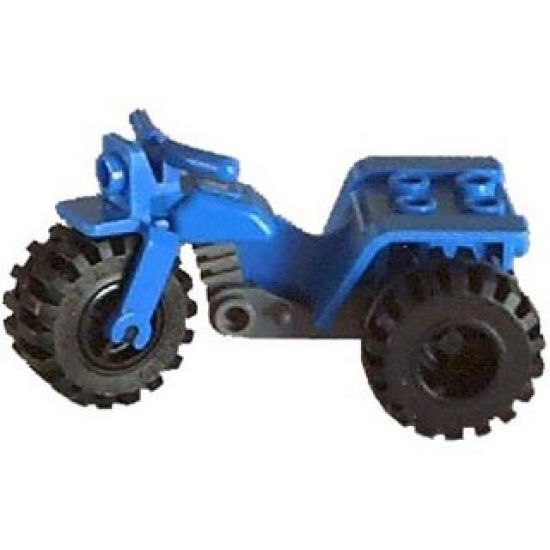 Riding Cycle Tricycle with Dark Gray Chassis & Black Wheels (Rears Solid Wheel/Tire)
