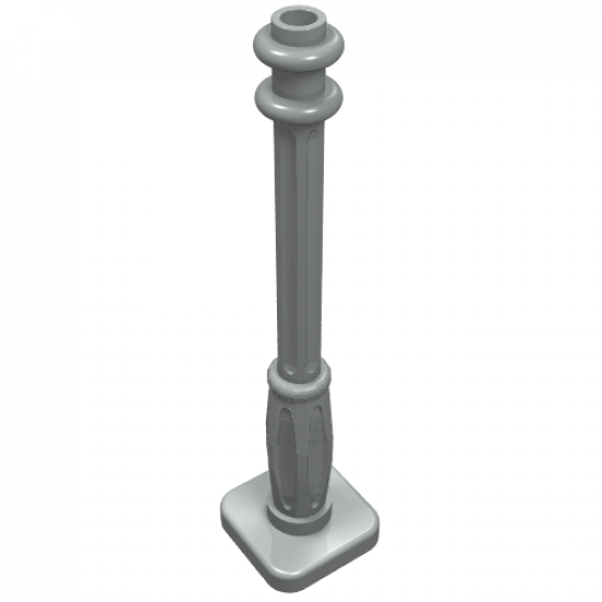 Support 2 x 2 x 7 Lamp Post, 6 Base Flutes