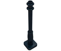 Support 2 x 2 x 7 Lamp Post, 6 Base Flutes