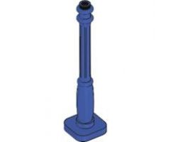 Support 2 x 2 x 7 Lamp Post, 6 Base Flutes