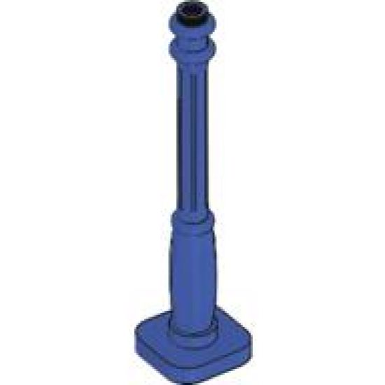 Support 2 x 2 x 7 Lamp Post, 6 Base Flutes
