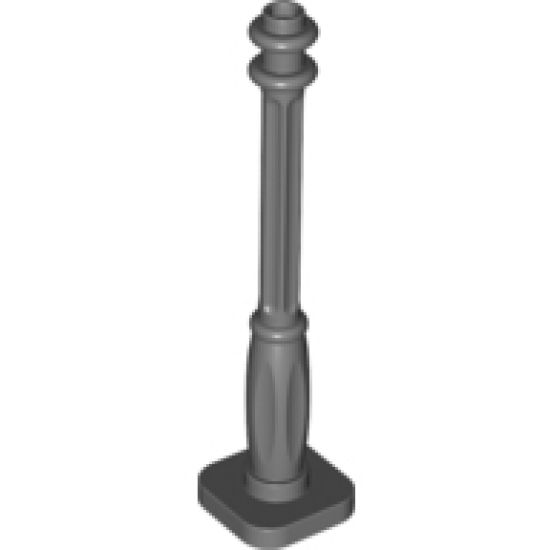 Support 2 x 2 x 7 Lamp Post, 6 Base Flutes
