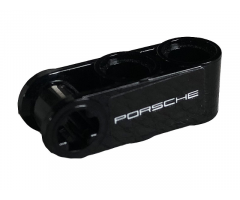 Technic, Connector Axle and Pin Perpendicular 3L with 2 Pin Holes with 'PORSCHE' Pattern Model Right Side (Sticker) - Set 42096