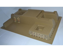 Baseplate, Raised 32 x 48 x 6 with Level Front with Hieroglyphs, Horus and Anubis Pattern (Stickers) - Set 7327