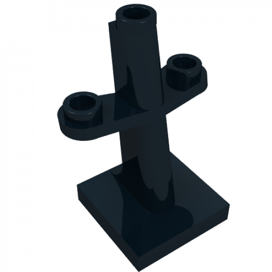 Boat Mast 2 x 2 x 3 Inclined with Stud on Top and Two Sides