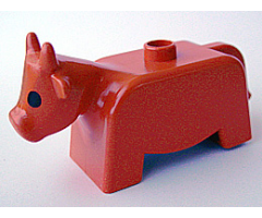 Duplo, Animal Cow Adult, Black Eyes