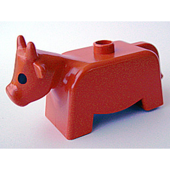 Duplo, Animal Cow Adult, Black Eyes