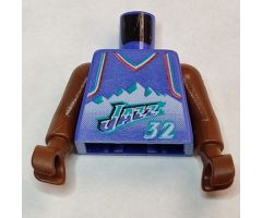 Torso NBA Utah Jazz #32 Pattern / Brown NBA Arms