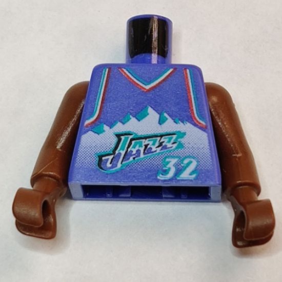 Torso NBA Utah Jazz #32 Pattern / Brown NBA Arms