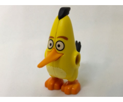 Body Angry Birds Chuck with Dark Orange Eyebrows, White Eyes, Orange Feet Pattern