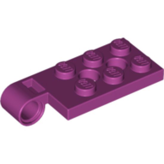 Hinge Plate 2 x 4 with Pin Hole and 2 Holes - Top
