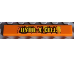 Tile 1 x 6 with 'HYDR-A-CELL' Pattern (Sticker) - Set 8158