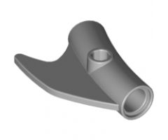 Technic, Connector Pin Round Curved with Fin and Hole