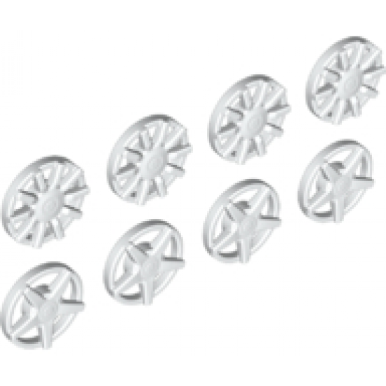 Wheel, Accessory Cover 5 Spoke and 10 Spoke for Wheel 18976, 8 in Bag - 4 of Each (Multipack)
