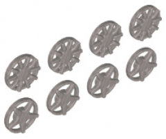 Wheel, Accessory Cover 5 Spoke and 10 Spoke for Wheel 18976, 8 in Bag - 4 of Each (Multipack)