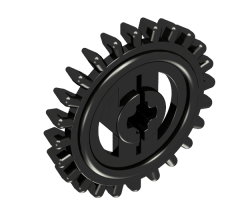 Technic, Gear 24 Tooth Crown (1st Version - Not Reinforced)