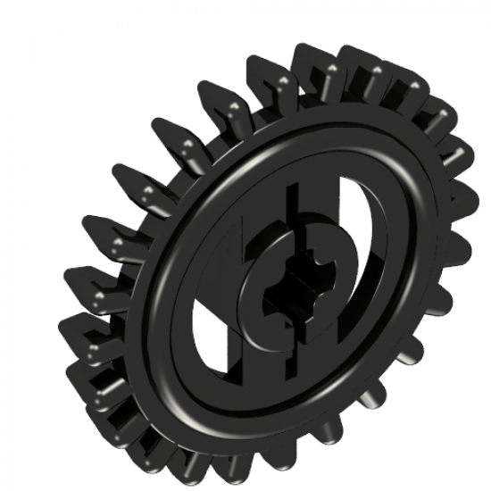 Technic, Gear 24 Tooth Crown (1st Version - Not Reinforced)
