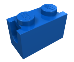 Brick, Modified 1 x 2 with Digger Bucket Arm Holder