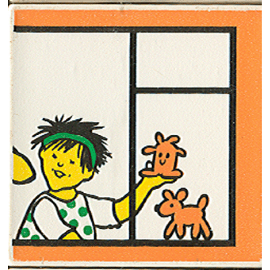 Duplo, Tile 2 x 2 x 1 with Town Mosaic Picture 09 Pattern (Set 9221)