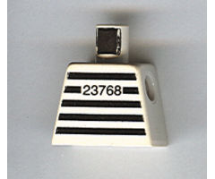 Torso Jail Stripes with Number 23768 Pattern