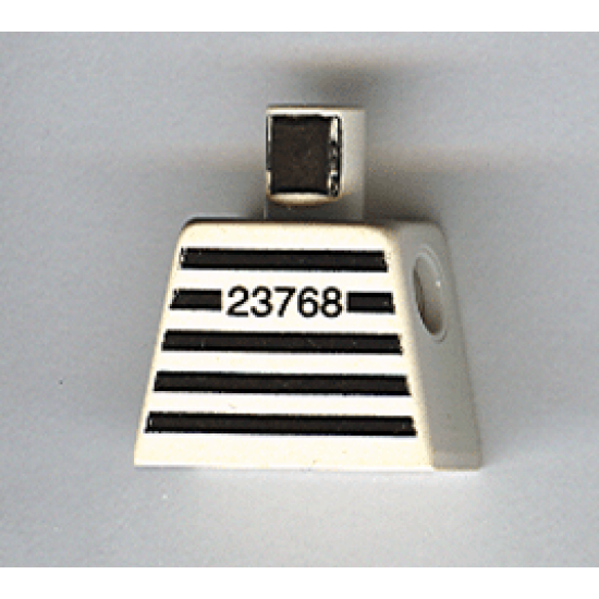 Torso Jail Stripes with Number 23768 Pattern