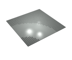 Baseplate, Road 32 x 32 9-Stud Curve