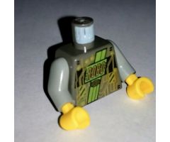 Torso Space RoboForce Gold Circuitry Pattern / Light Gray Arms / Yellow Hands
