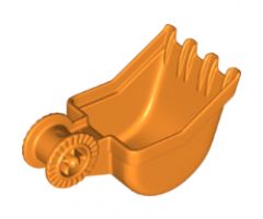 Duplo, Vehicle Digger Bucket, Small with Locking Ring - 4 teeth