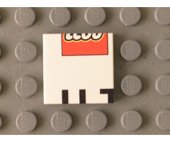 Tile 2 x 2 with LEGO Logo Lower Half and 'UT' Upper Half Pattern