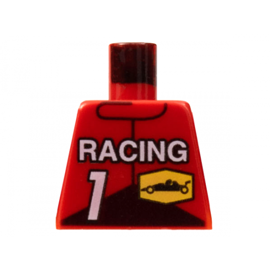 Torso Race Driver with Race Logo, 1 and Racing Pattern