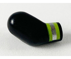 Arm, Right with Lime and Silver Reflective Stripes Pattern