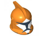 Minifigure, Headgear Helmet SW Clone Trooper with Holes, Bomb Squad Trooper Pattern