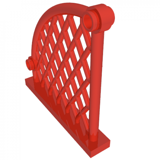 String & Net Lattice Plastic 6 x 1 x 5 Curved