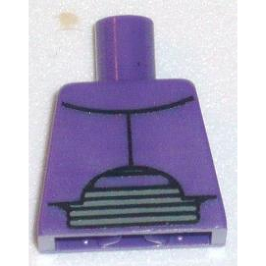 Torso Chest Armor and Gray Abdominal Joint Pattern (Zurg)