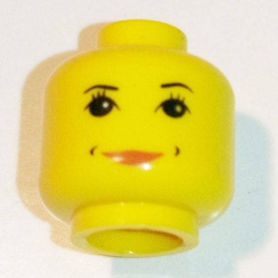 Minifigure, Head Female with HP Hermione Pattern - Blocked Open Stud